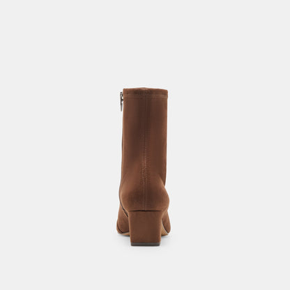 Anika Wide Dk Brown Stella Suede Boots | Dolce Vita