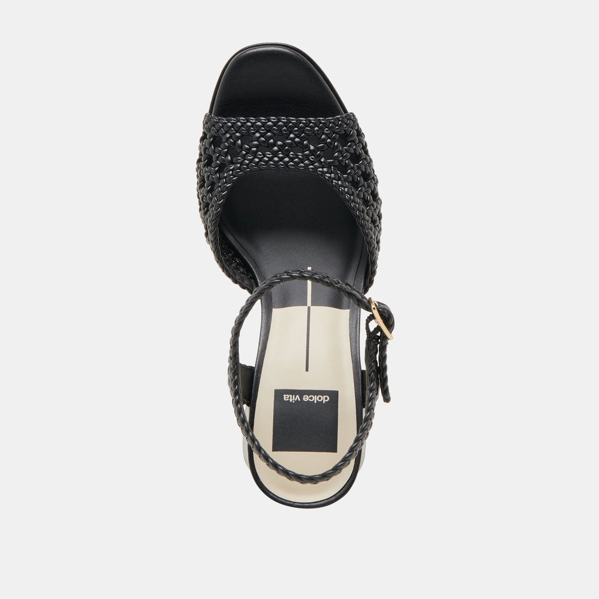 PEYTEN WIDE HEELS BLACK WOVEN STELLA
 – Dolce Vita | Dolce Vita