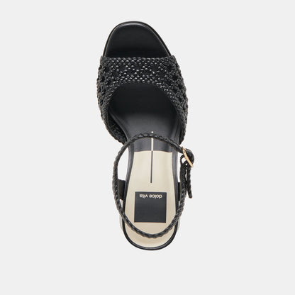 PEYTEN WIDE HEELS BLACK WOVEN STELLA
 – Dolce Vita | Dolce Vita