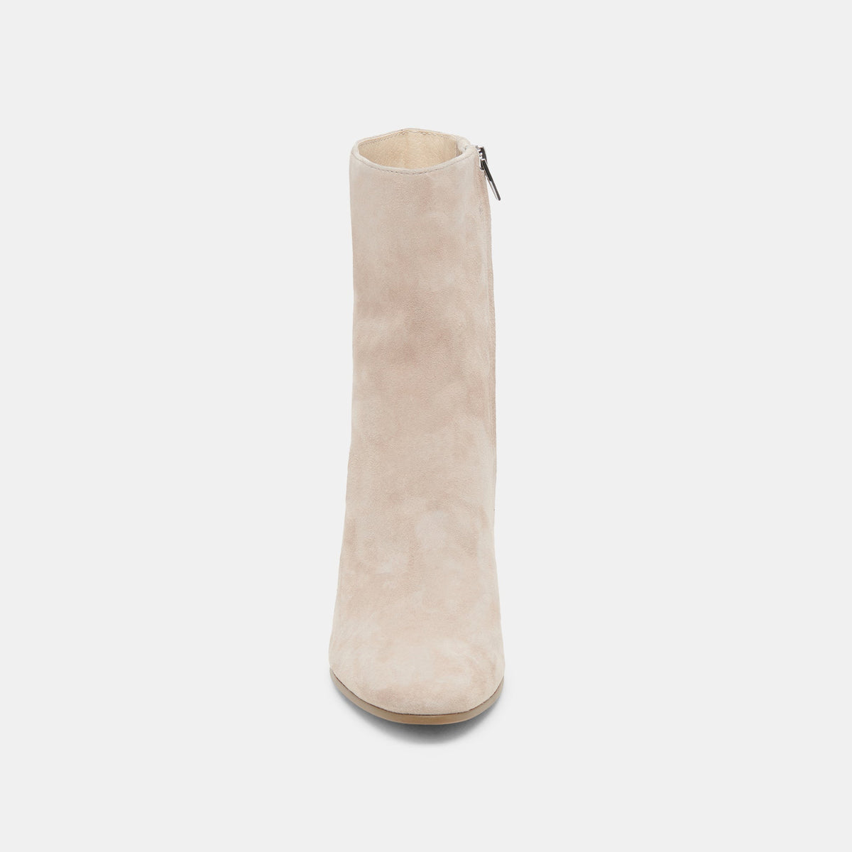 Suzy Wide Taupe Suede Booties | Dolce Vita