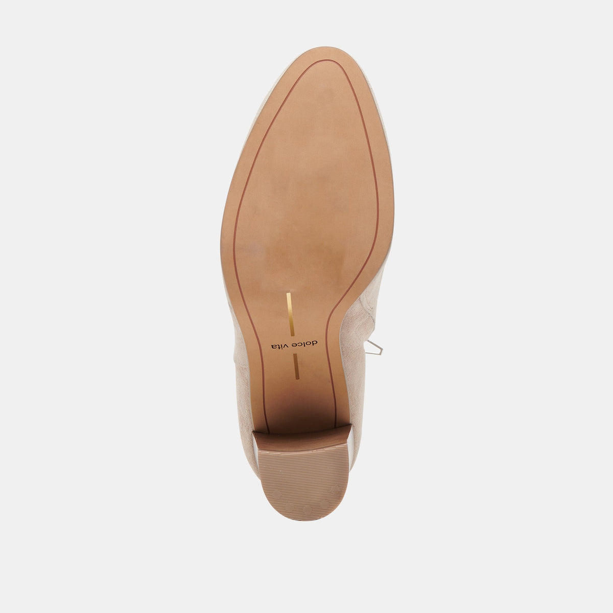 Suzy Wide Taupe Suede Booties | Dolce Vita