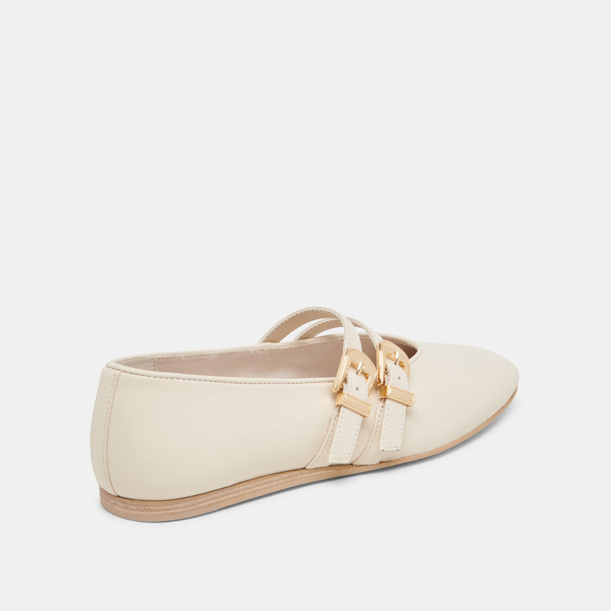 BAYLEE WIDE BALLET FLATS IVORY LEATHER
 – Dolce Vita | Dolce Vita