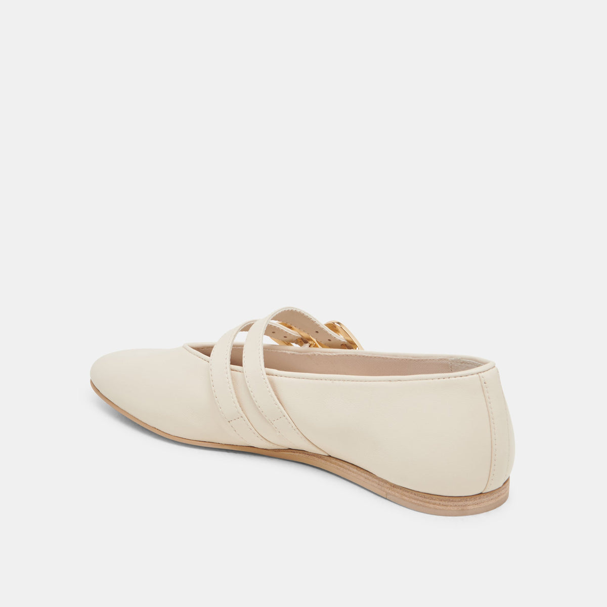 BAYLEE WIDE BALLET FLATS IVORY LEATHER
 – Dolce Vita | Dolce Vita