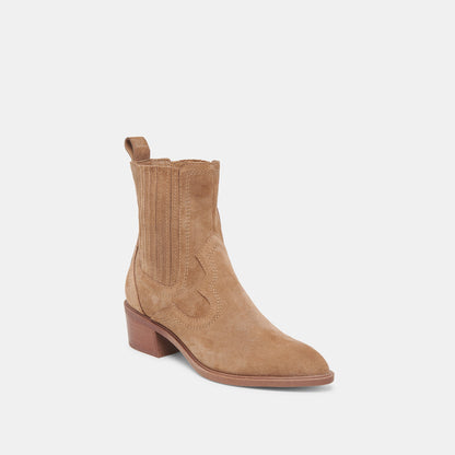 BRYLEE H2O WIDE BOOTIES MUSHROOM SUEDE
 – Dolce Vita | Dolce Vita