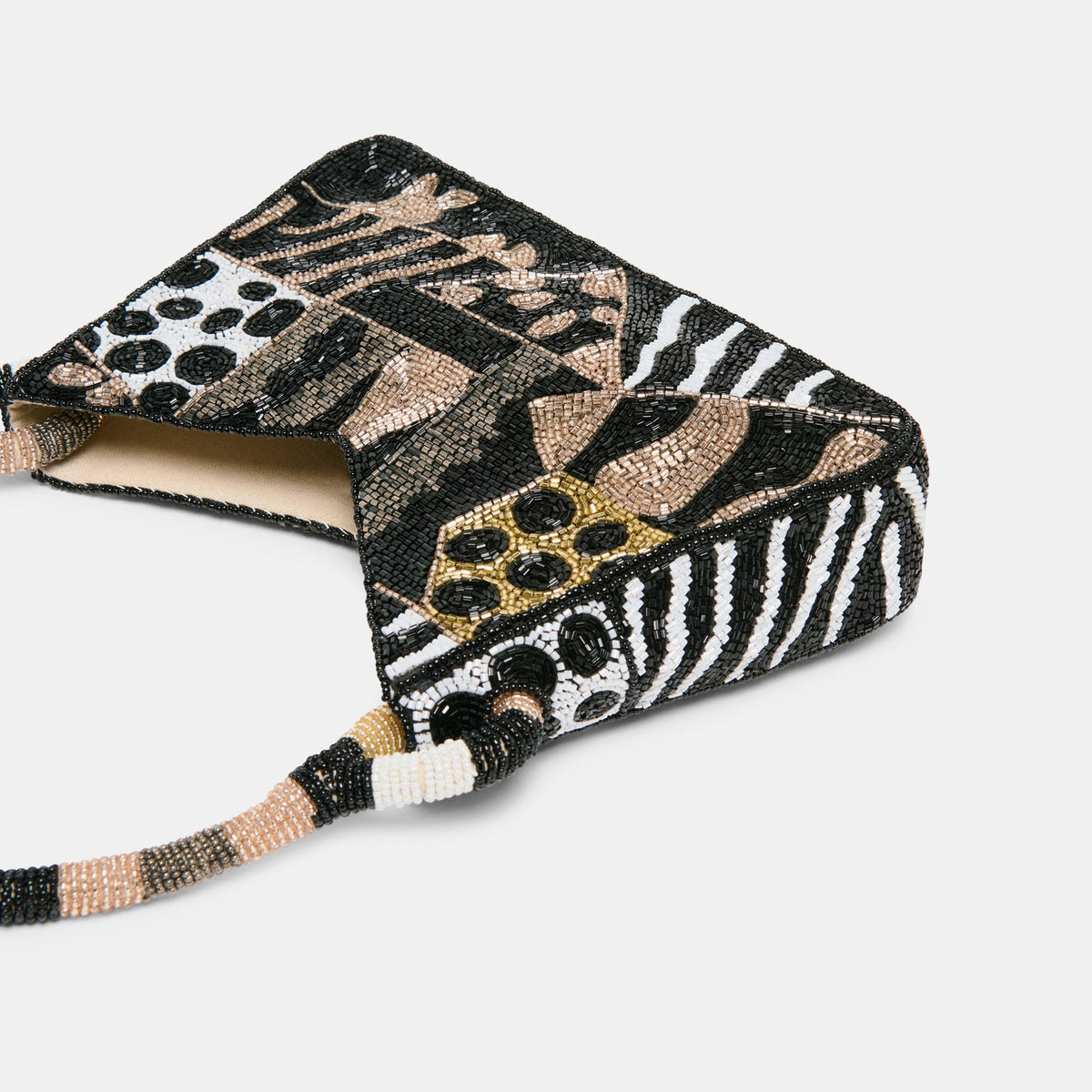Amelia Dark Multi Beaded Shoulder Bag | Dolce Vita