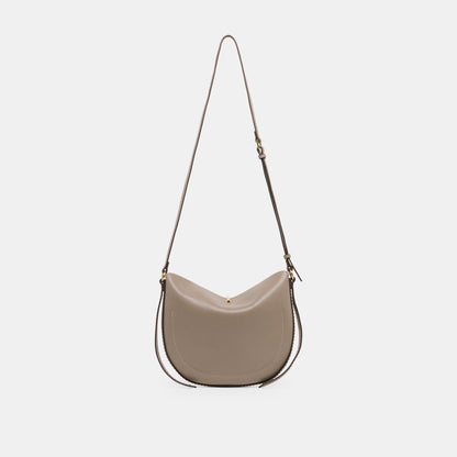 Burano Grey Leather Crossbody | Dolce Vita