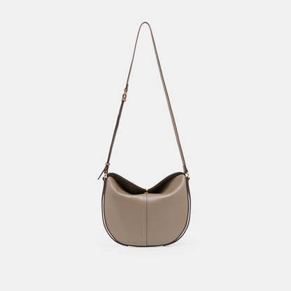 Burano Grey Leather Crossbody | Dolce Vita