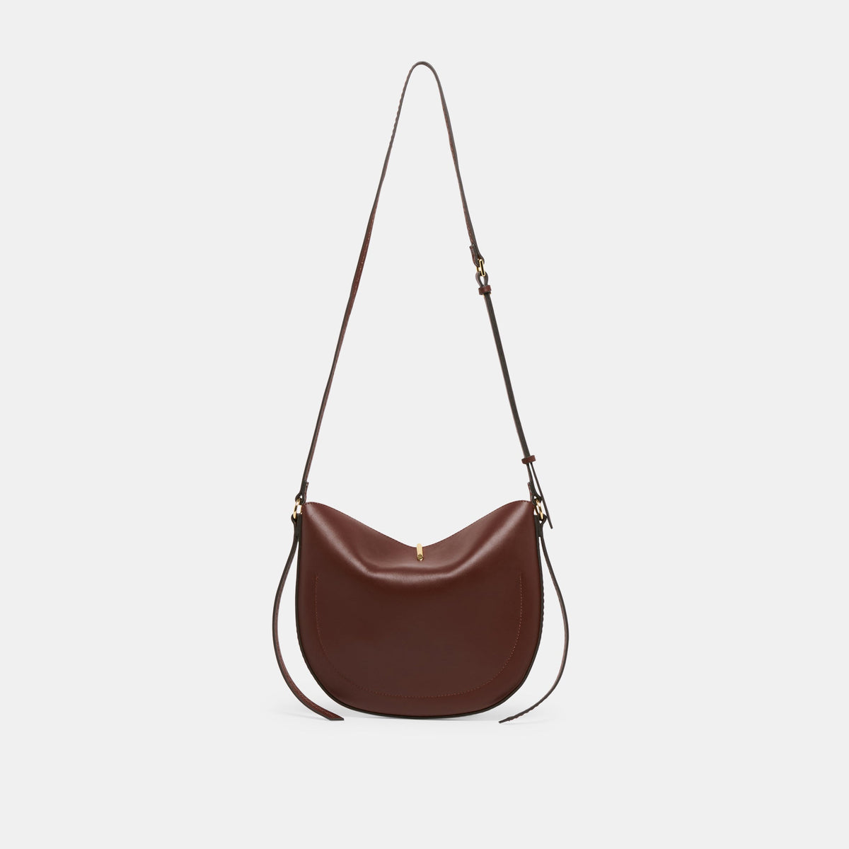 Burano Brown Leather Crossbody | Dolce Vita