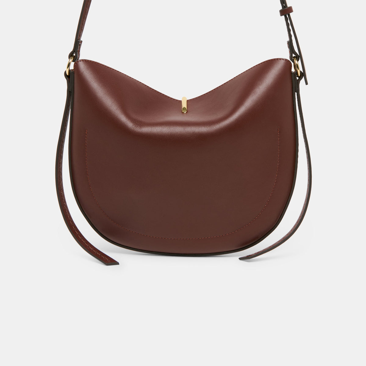Burano Brown Leather Crossbody | Dolce Vita