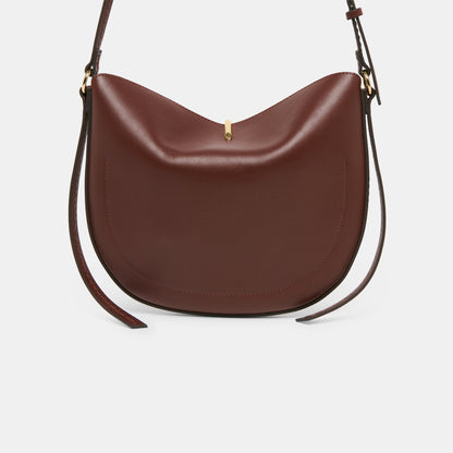 Burano Brown Leather Crossbody | Dolce Vita