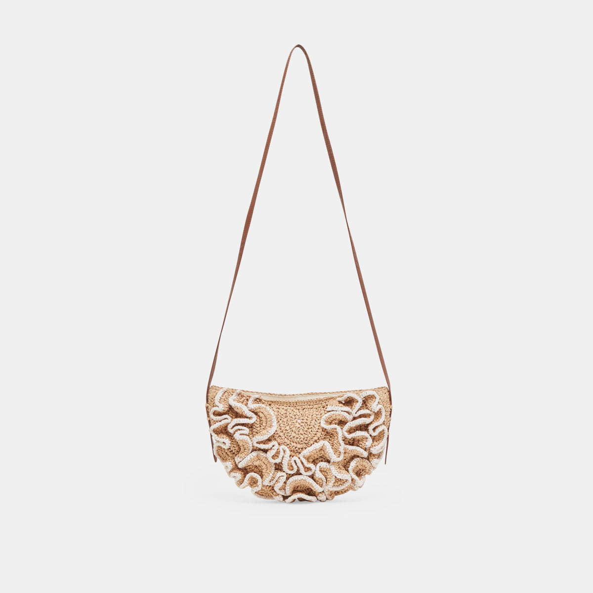 Atrani Natural Raffia Crossbody | Dolce Vita