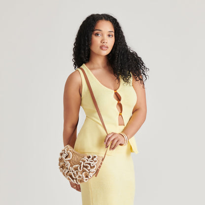 Atrani Natural Raffia Crossbody | Dolce Vita