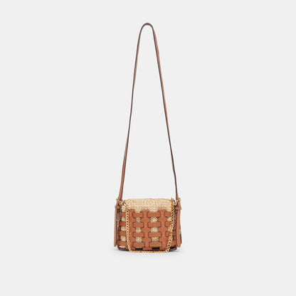 CASSIS CROSSBODY SADDLE NATURAL RAFFIA
 – Dolce Vita | Dolce Vita