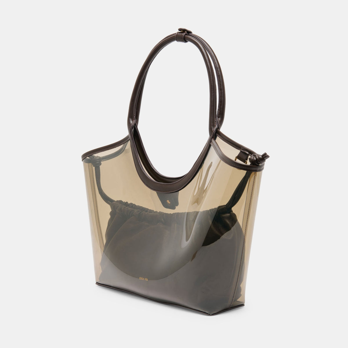 GISELLE Smoke Jelly Tote Shoulder Bag | Dolce Vita