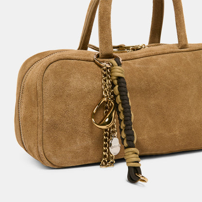SANTINA HANDBAG TAUPE SUEDE
 – Dolce Vita | Dolce Vita