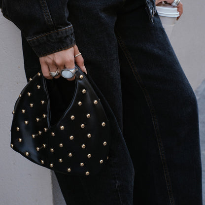 Dahlia Black Stella Handbag | Dolce Vita