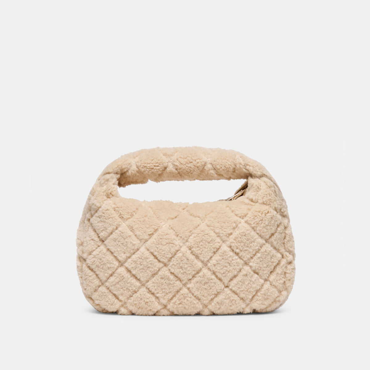 Frankie Natural Plush Handbag | Dolce Vita