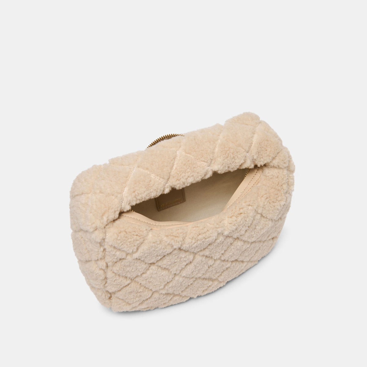 Frankie Natural Plush Handbag | Dolce Vita