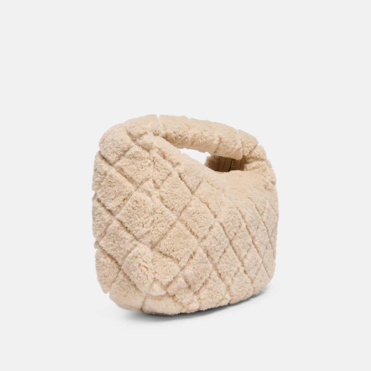 Frankie Natural Plush Handbag | Dolce Vita