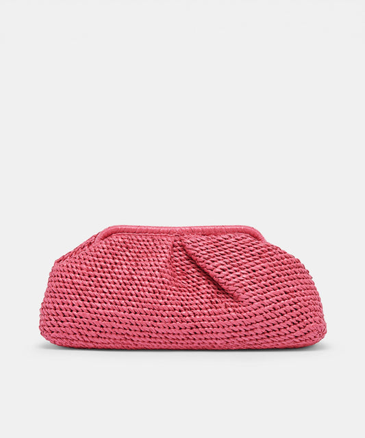 CRISSY Clutch Bag Orchid Raffia | Orchid Clutch Purse
 – Dolce Vita | Dolce Vita
