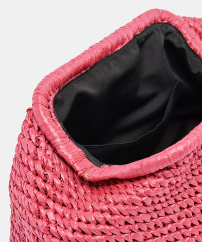 CRISSY Clutch Bag Orchid Raffia | Orchid Clutch Purse
 – Dolce Vita | Dolce Vita