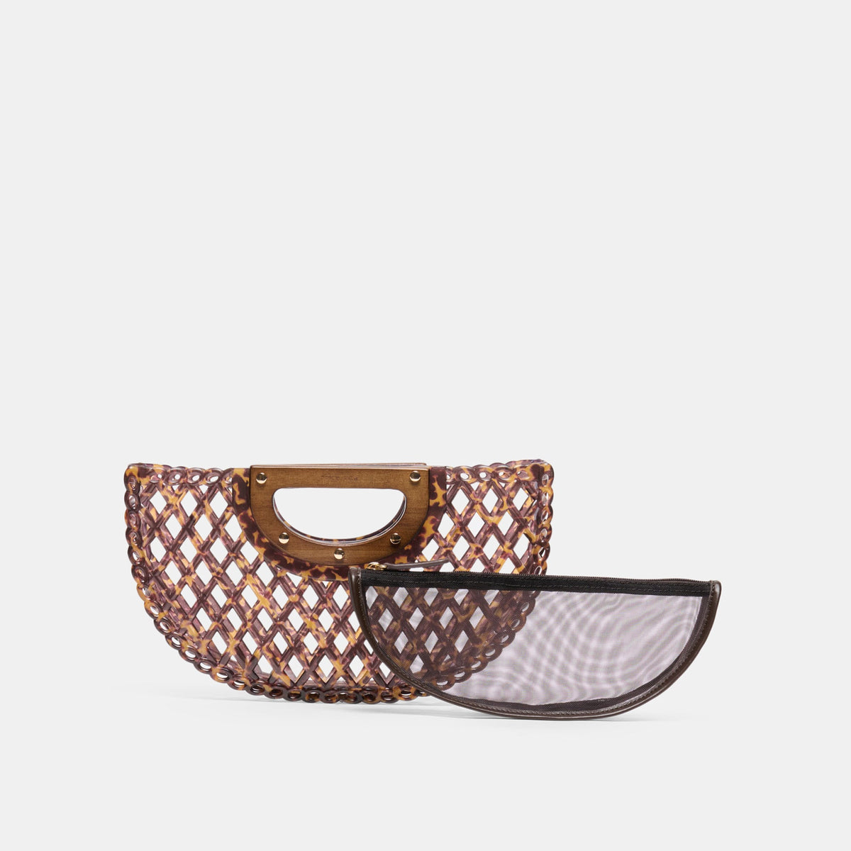 Solandra Tortoise Jelly Clutch | Dolce Vita