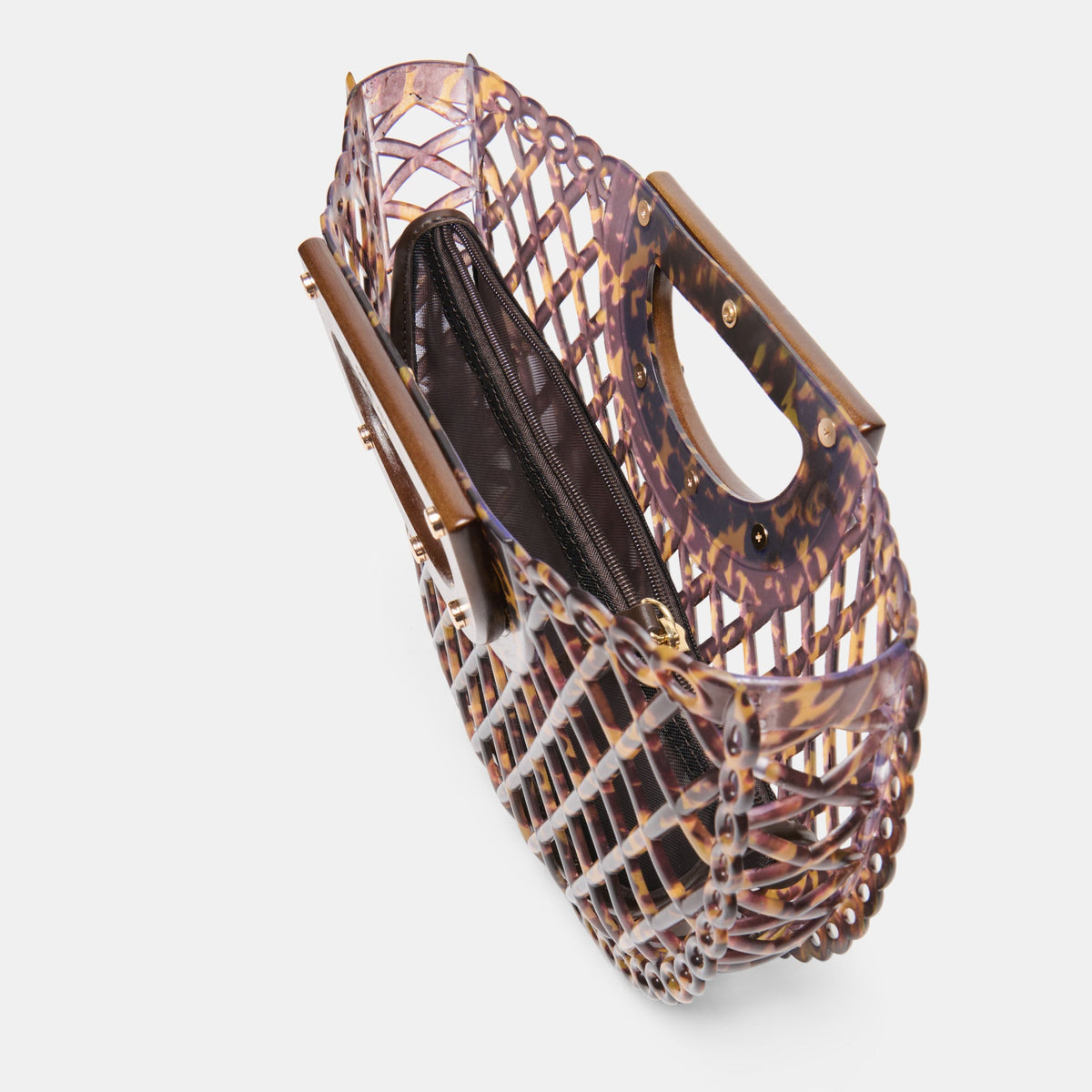 Solandra Tortoise Jelly Clutch | Dolce Vita