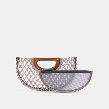 Solandra Smoke Jelly Clutch | Dolce Vita