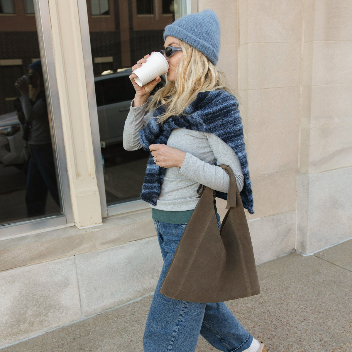 Marie Olive Suede Tote | Dolce Vita