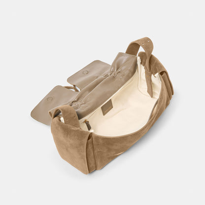 Hudson Olive Suede Shoulder Bag | Dolce Vita