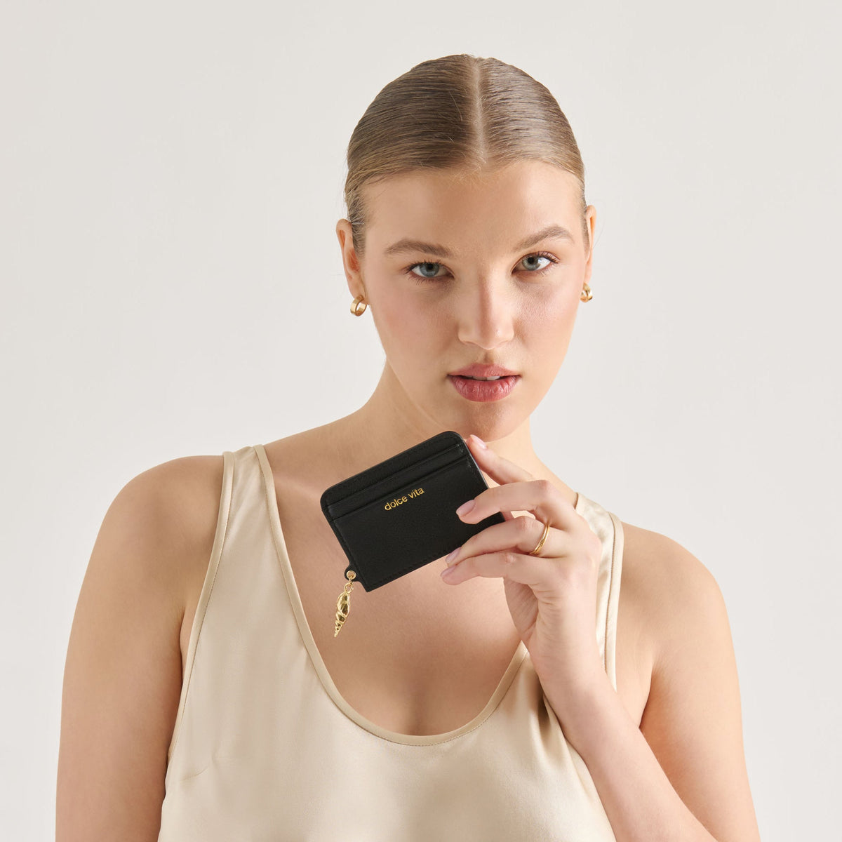 Erynn Black Stella Wallet | Dolce Vita