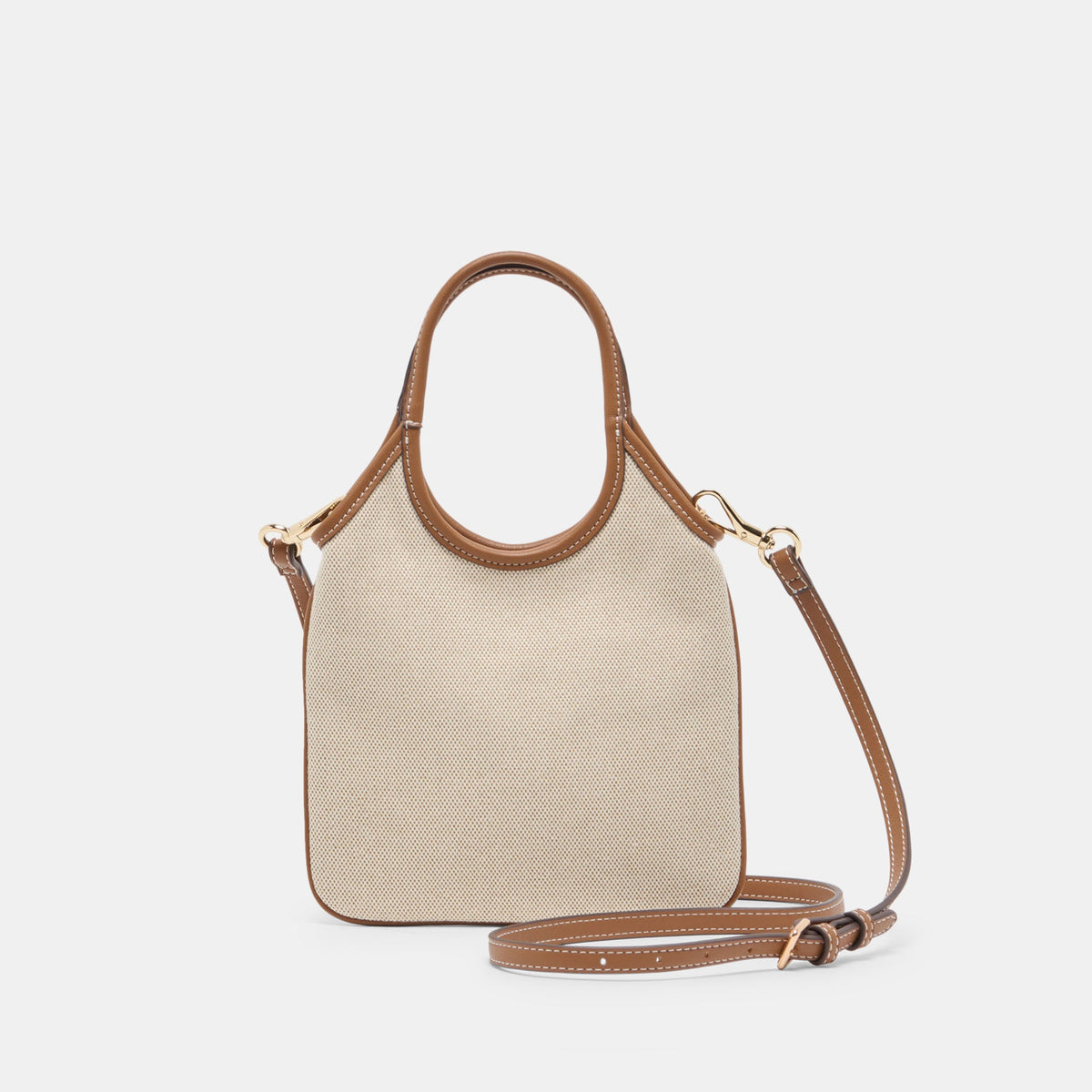 SYLVENE Natural Canvas Removable Crossbody Handbag | Dolce Vita