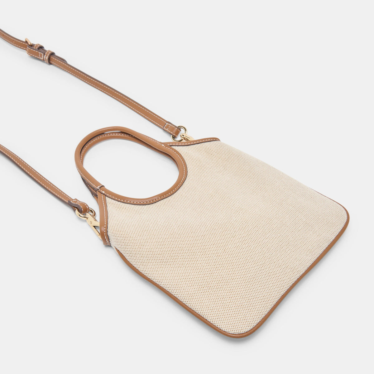 SYLVENE Natural Canvas Removable Crossbody Handbag | Dolce Vita