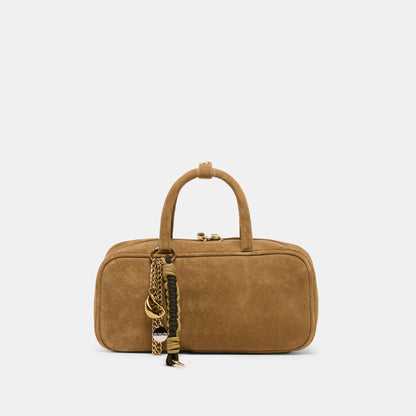 SANTINA HANDBAG TAUPE SUEDE
 – Dolce Vita | Dolce Vita