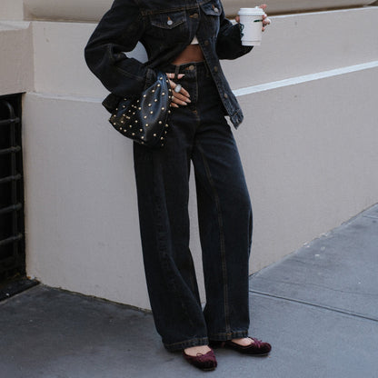 Dahlia Black Stella Handbag | Dolce Vita
