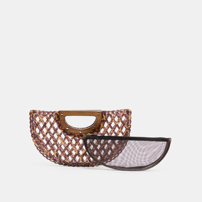 Solandra Tortoise Jelly Clutch | Dolce Vita