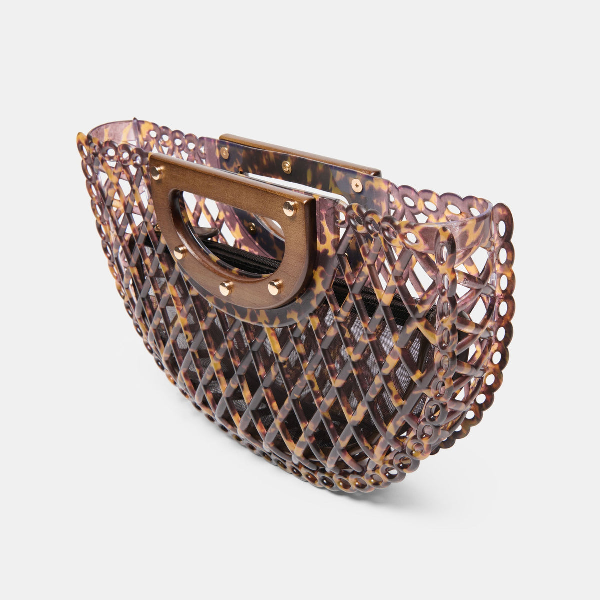 Solandra Tortoise Jelly Clutch | Dolce Vita