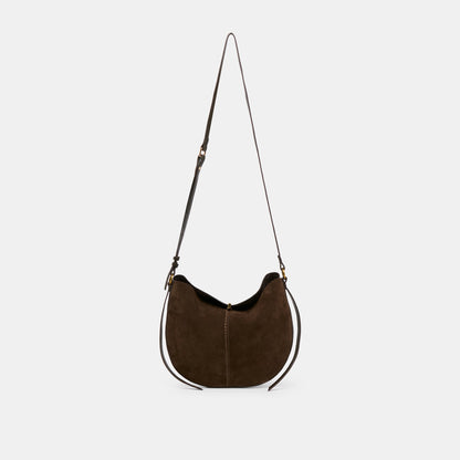 Bennett Espresso Suede Crossbody | Dolce Vita