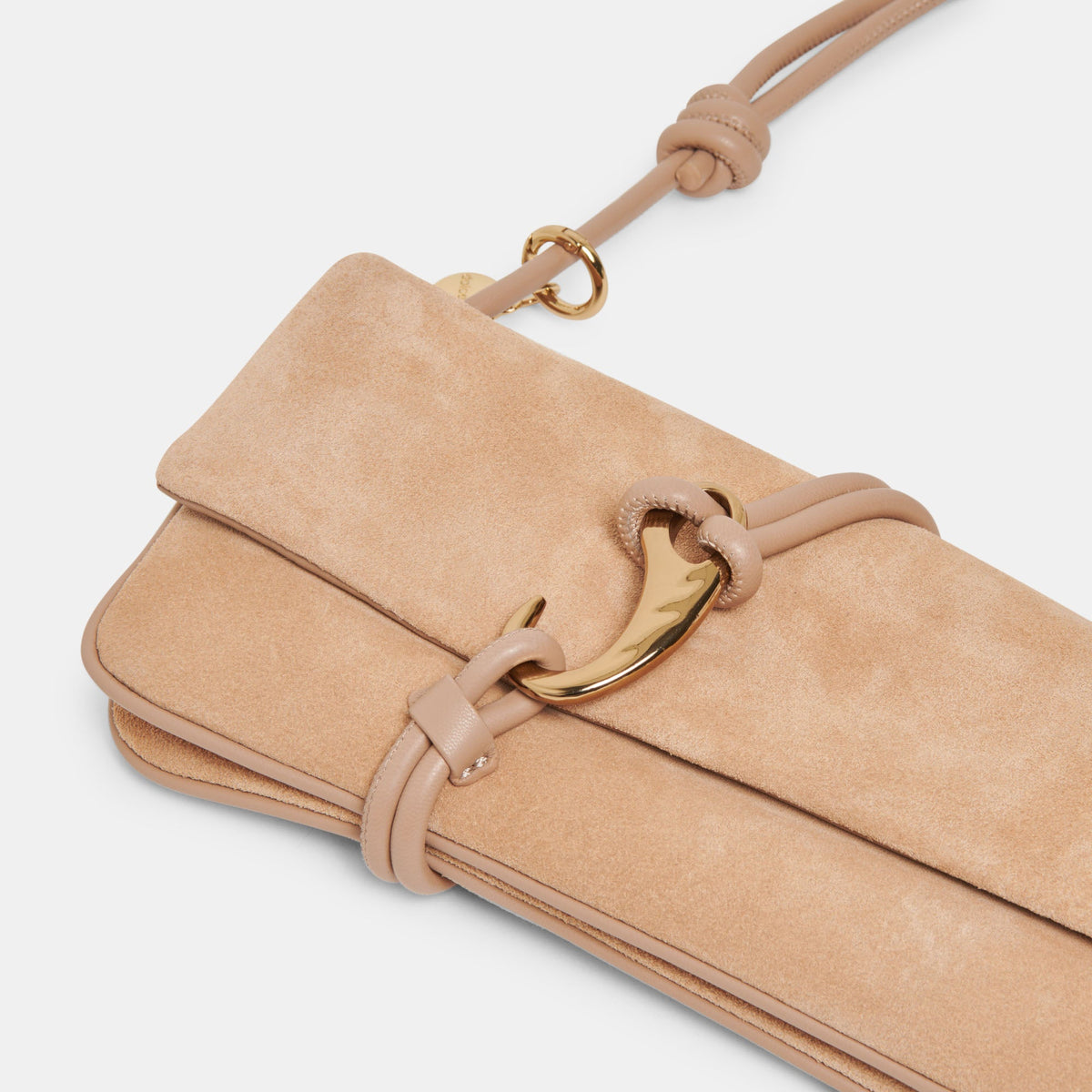 ALICE SHOULDER BAG BEIGE SUEDE
 – Dolce Vita | Dolce Vita
