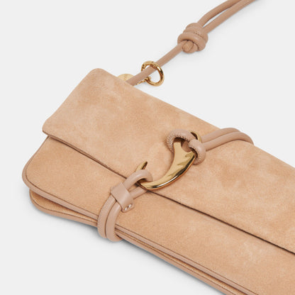 ALICE SHOULDER BAG BEIGE SUEDE
 – Dolce Vita | Dolce Vita