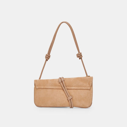 ALICE SHOULDER BAG BEIGE SUEDE
 – Dolce Vita | Dolce Vita