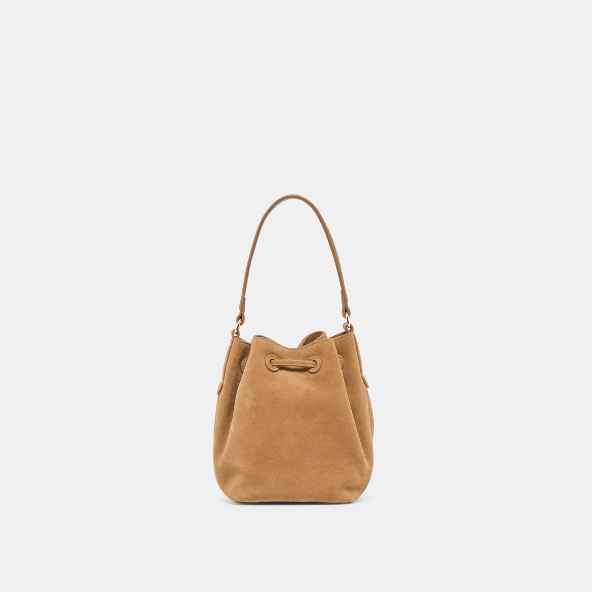Amaru Brown Suede Crossbody | Dolce Vita