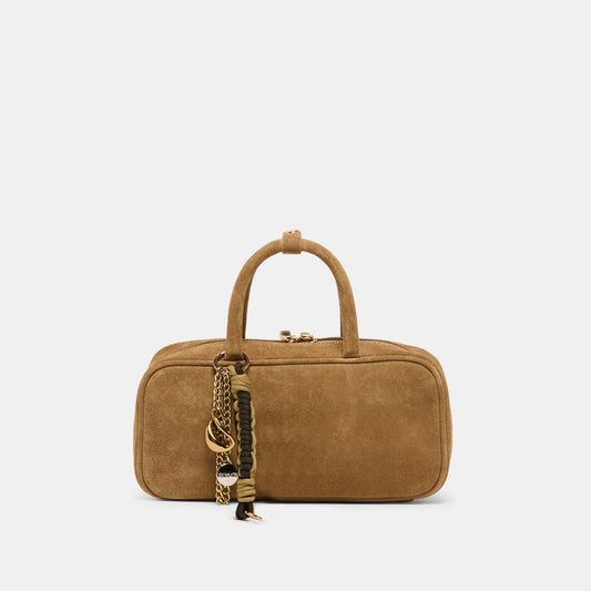 SANTINA HANDBAG TAUPE SUEDE
 – Dolce Vita | Dolce Vita