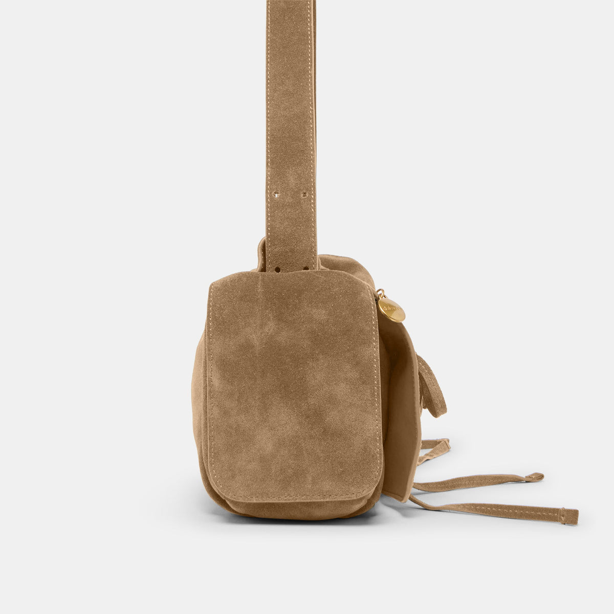 Hudson Olive Suede Shoulder Bag | Dolce Vita