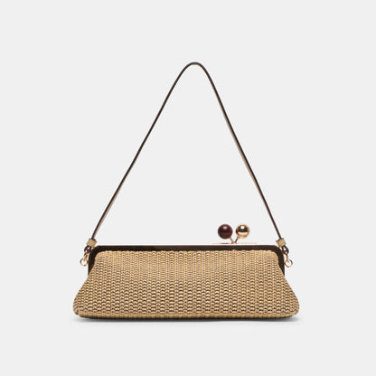 Ambriaa Natural Raffia Shoulder Bag | Dolce Vita