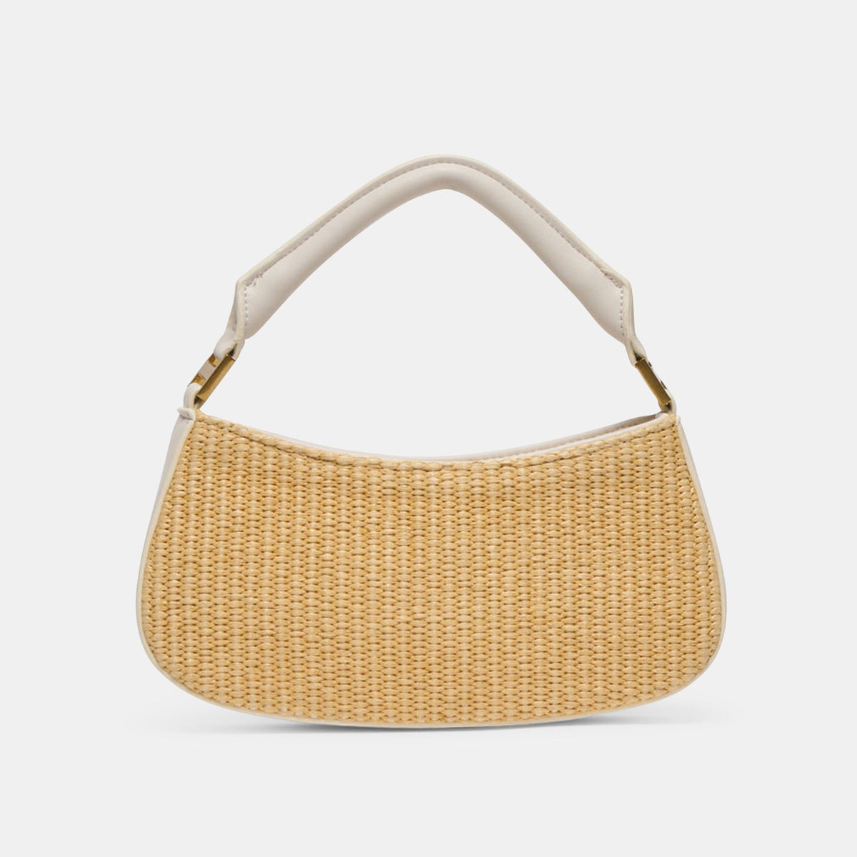 Nuala Raffia White Stella Handbag | Dolce Vita