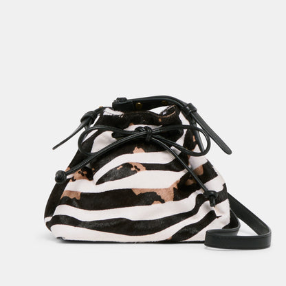 Randi Zebra Calf Hair Crossbody | Dolce Vita