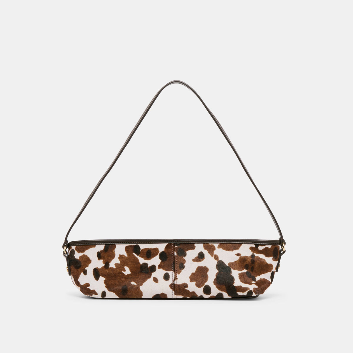 Savaii Cocoa Calf Hair Shoulder Bag | Dolce Vita