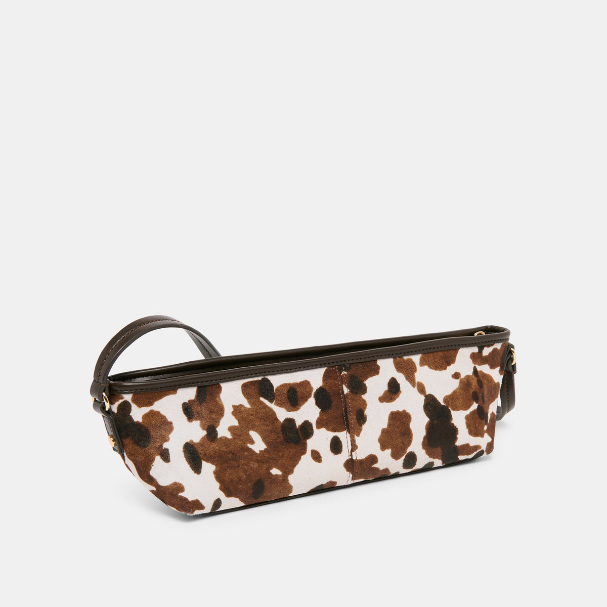 Savaii Cocoa Calf Hair Shoulder Bag | Dolce Vita