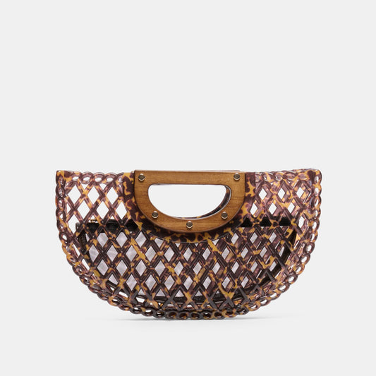 Solandra Tortoise Jelly Clutch | Dolce Vita